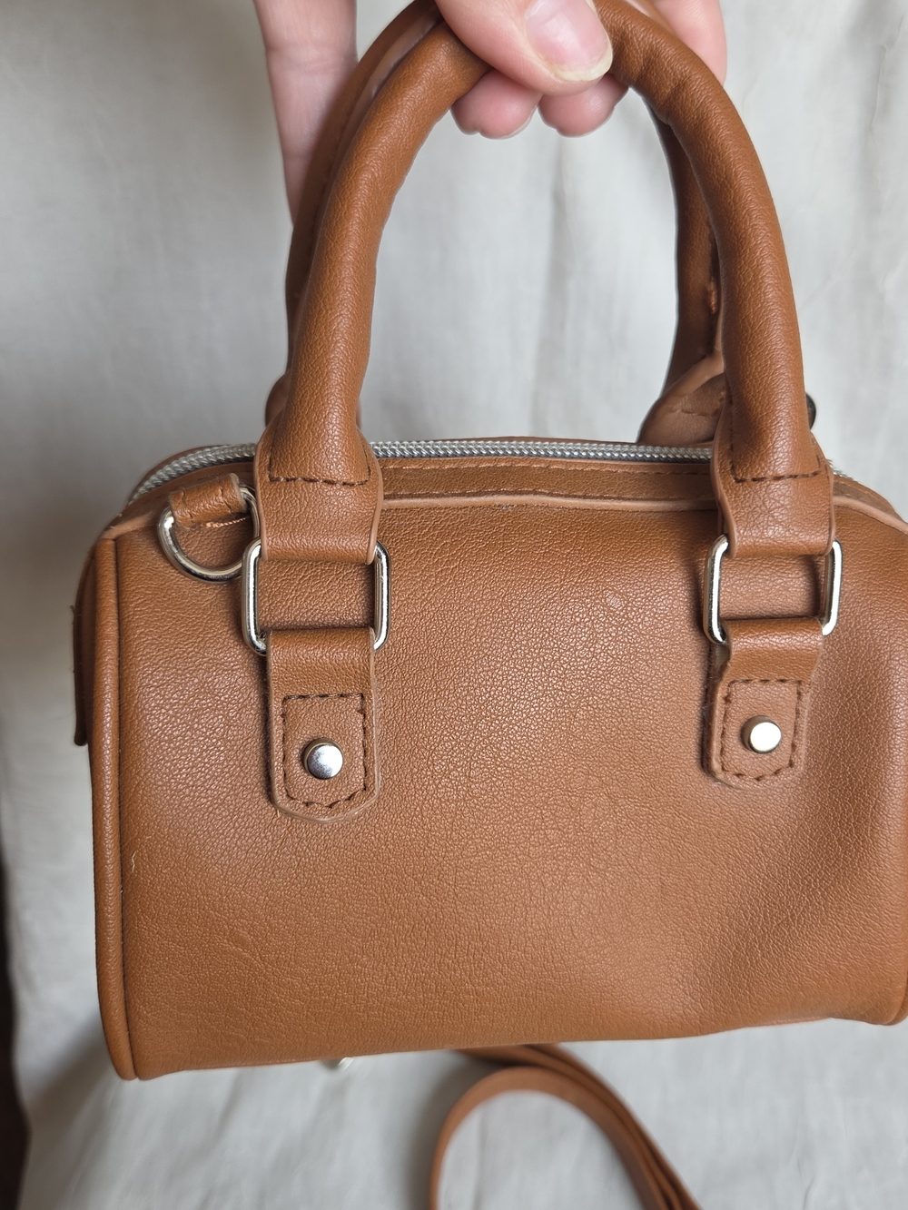 Mini Barrel Satchel Handbag - Picture 2 of 5